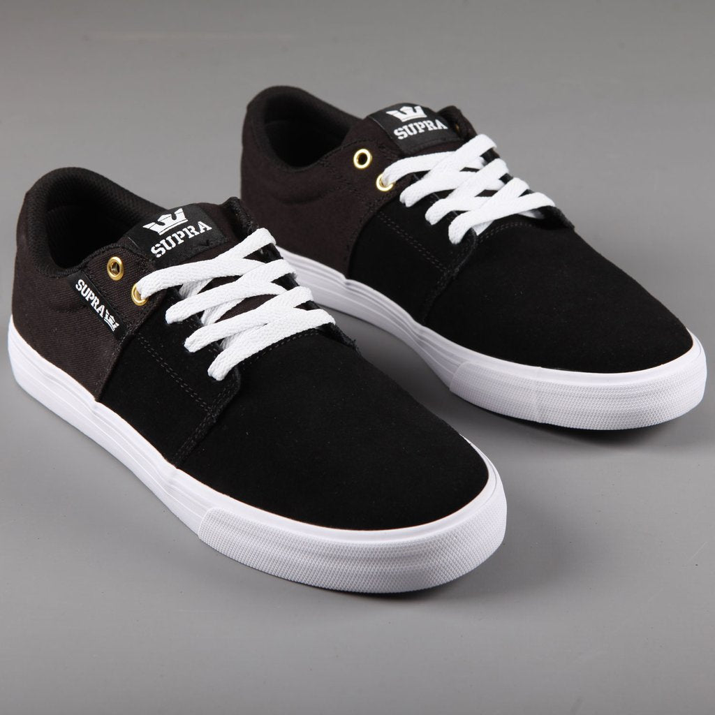 Tenis Supra Footwear Stacks Vulc II Black/Black/White